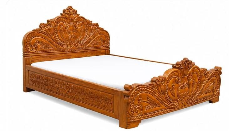 Kalesh Design Teak wood Box bed