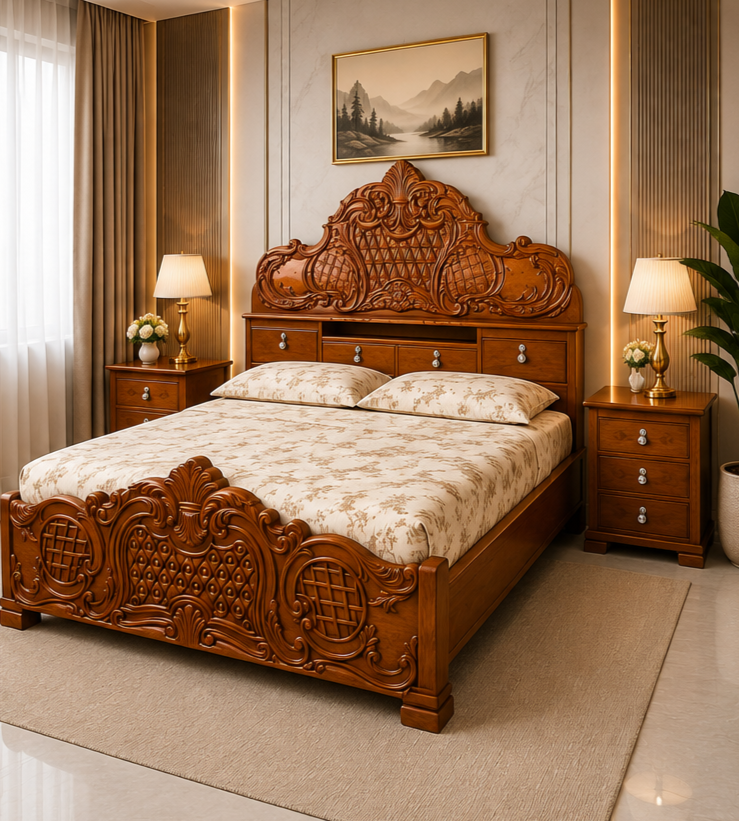 Counter box bed (King size)