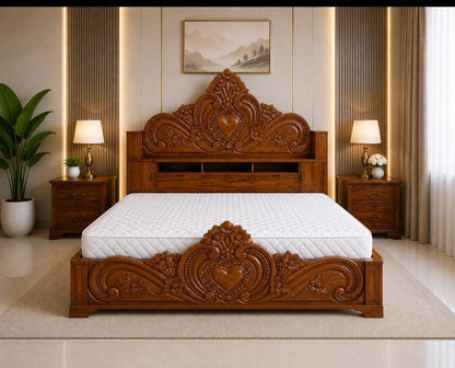 Counter Box Bed (King size)– Premium Melamine Glossy Finish