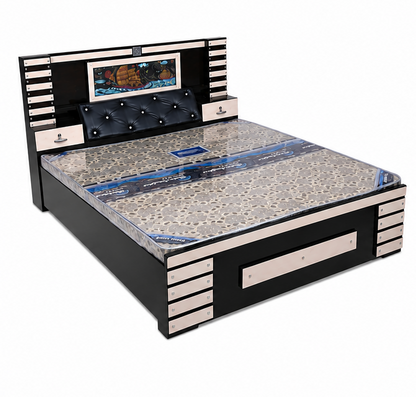 Plywood box bed